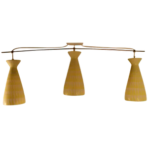 Modernist Three-Light Fixture