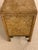 Gold Burled Wood and Inlaid Brass Console From Mastercraft For Sale - Image 8 of 12