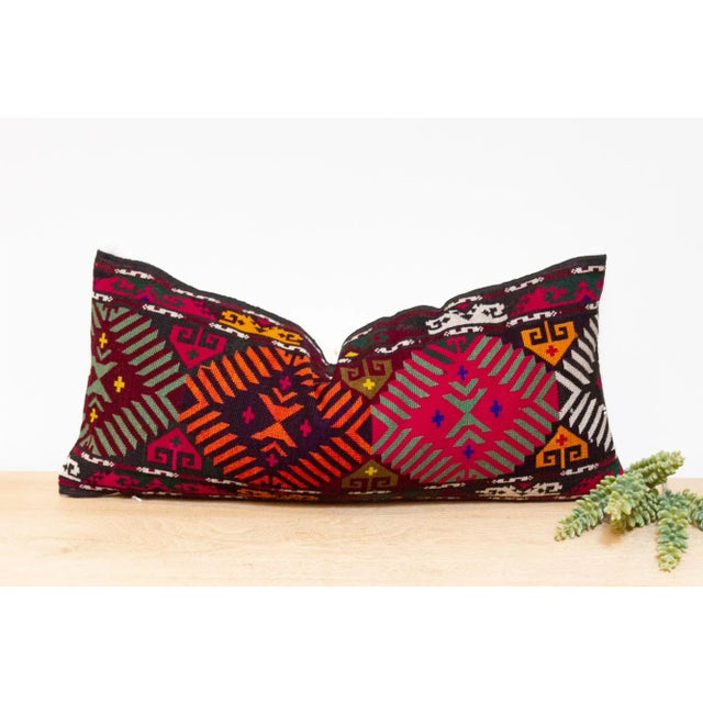 Textile Imam Antique Lakai Tribe Linen Pillow For Sale - Image 7 of 7