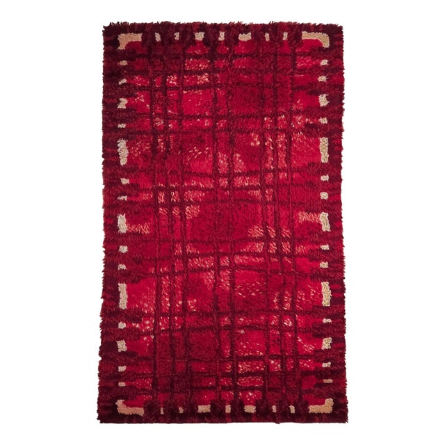 Mid-Century Modern Rug in Wool, Germany, 1970s For Sale