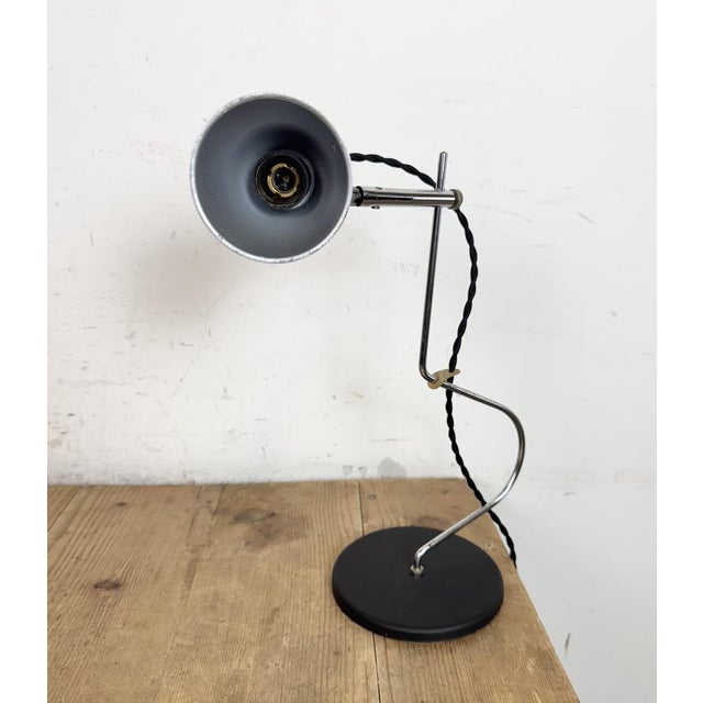 Vintage Black Bakelite Table Lamp, 1970s For Sale - Image 6 of 14