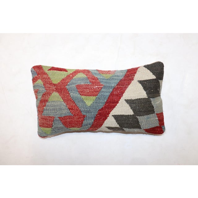 Late 20th Century Small Kilim Bolster Pillow For Sale - Image 5 of 5