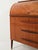 Teak Secretaire with Elongated Carved Handles, 1950s For Sale - Image 6 of 11