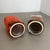 Fat Lava Orange Pottery Vases from Scheurich, Germany, 1970s, Set of 2 For Sale - Image 18 of 18