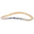 Natural multi sapphire 6.98cts & diamond 0.36cts bracelet in 18k gold For Sale - Image 17 of 18