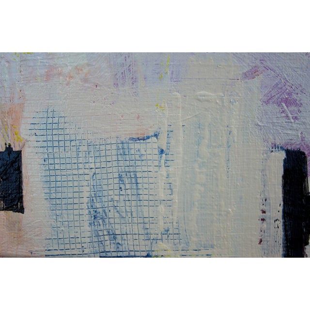 Textile Contemporary Abstract Painting Mixed Media For Sale - Image 7 of 8