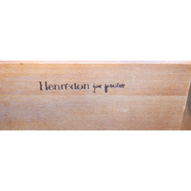 1970s Henredon Small Three Drawer Campaign Style Dresser For Sale - Image 11 of 12