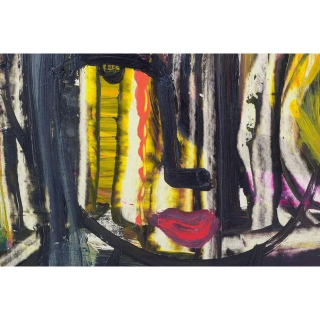 Louis Zelig, Abstract Composition, Oil on Panel For Sale - Image 4 of 8