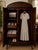 Antique Art Deco Mahogany Chifforobe — Cedar Lining, Carved Doors, Brass Casters, C. 1930s–1940s For Sale In Philadelphia - Image 6 of 11