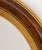Late 20th Century Regency Style Walnut and Giltwood Framed Circular Convex Mirror For Sale - Image 5 of 7