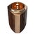 Art Deco "Victoria" Ice Bucket With Bronze and Walnut, Handmade For Sale - Image 3 of 6