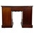 Green Early 20th Century Antique Edwardian Writing Desk in Mahogany For Sale - Image 8 of 12