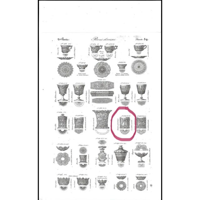 19th Century French Saint St. Louis Opaque Black Glass Crystal Vase For Sale - Image 12 of 13