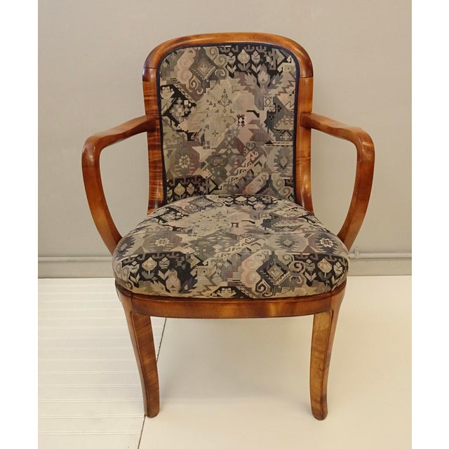 4 Art Deco Chairs From RMS Caronia Ocean Liner 1940's For Sale - Image 9 of 18