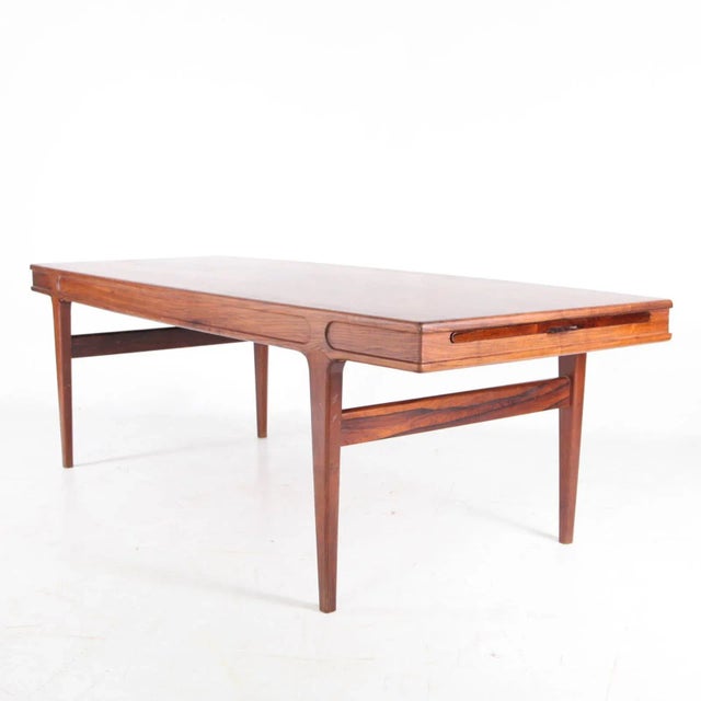 Large Extendable Rosewood Coffee Table, 1970s For Sale - Image 3 of 13