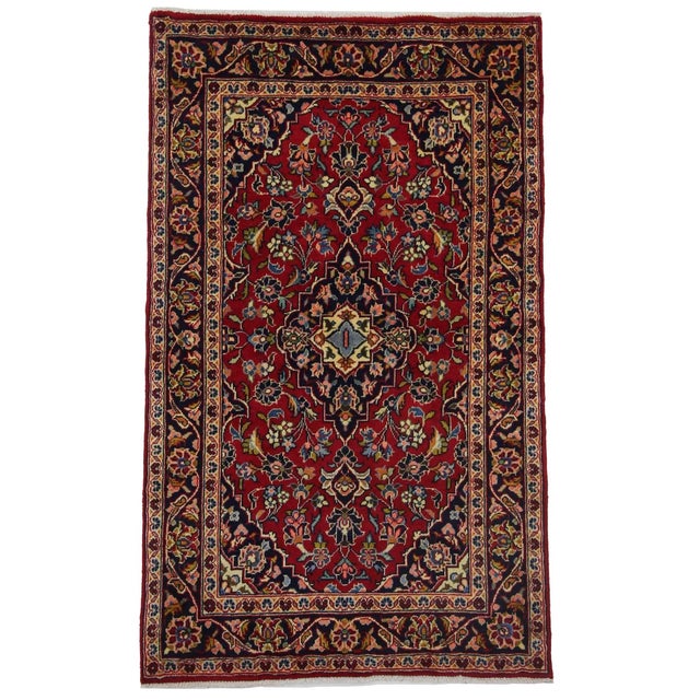 Middle Eastern Rug in Wool For Sale - Image 6 of 6