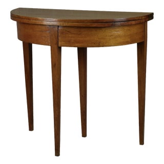 Antique Gustavian Mahogany Card Table, Sweden, 1800 For Sale