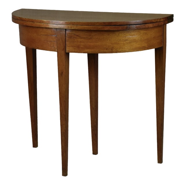 Antique Gustavian Mahogany Card Table, Sweden, 1800 For Sale