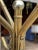 1970s Vintage Hollywood Regency Faux Bamboo Gold Coat Rack Hall Tree For Sale - Image 5 of 10
