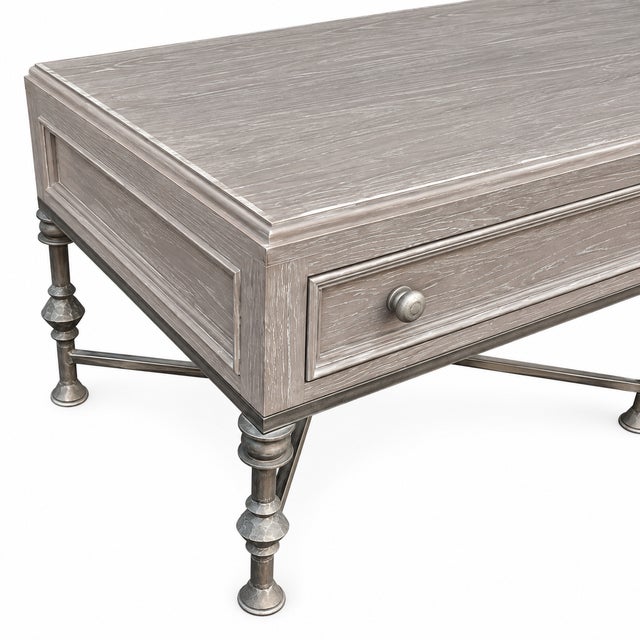 Mid-Century Modern Kreiss Wood and Iron Nightstands For Sale - Image 3 of 4