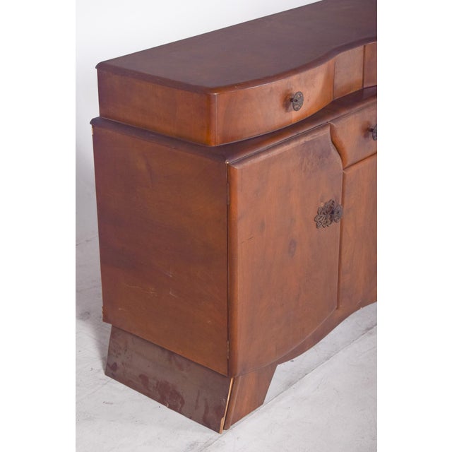 Vintage English Art Deco Sideboard, 1920 For Sale - Image 3 of 8