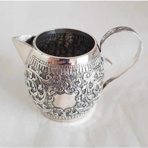 Antique 19th Century Persian Silver Cream Jug For Sale - Image 6 of 18