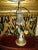 Bird Porcelain Crystal Lamp Circa 1920 For Sale - Image 11 of 13