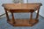 Wood Vintage Ethan Allen Cherry Wood Console Table Entryway Sofa 1 Drawer For Sale - Image 7 of 17