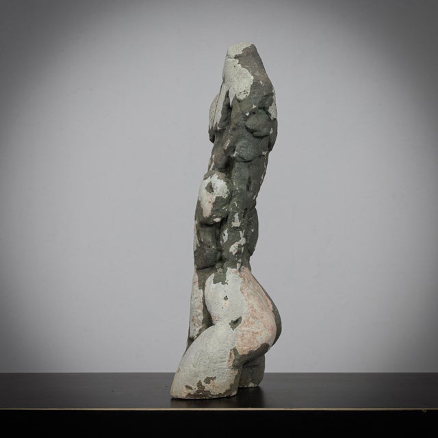 1990s Francine Govers, Male Torso Sculptures, 1990s, Concrete, Set of 2 For Sale - Image 5 of 10