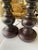 Pair of Vintage-Style Dark Wood-Look Table Lamps For Sale - Image 4 of 9