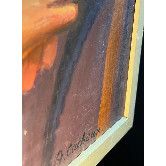 Armand Cacheux, Miss Cacheux 3, Oil on Canvas For Sale - Image 9 of 11