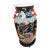 Vintage Chinese Famille Noire Porcelain Baluster Vase on Stand For Sale