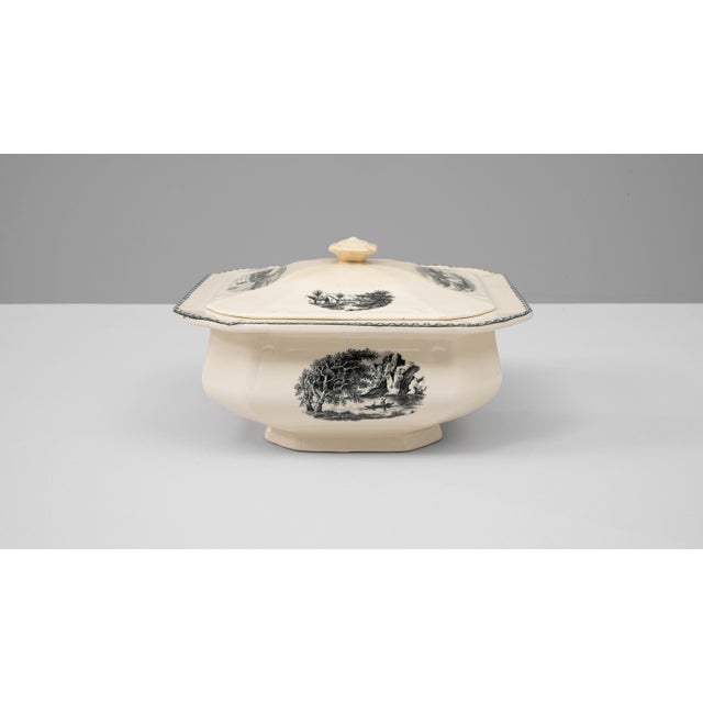 Ceramic 20th Century Dutch Special Edition Porcelain Tureen with Lid For Sale - Image 7 of 18