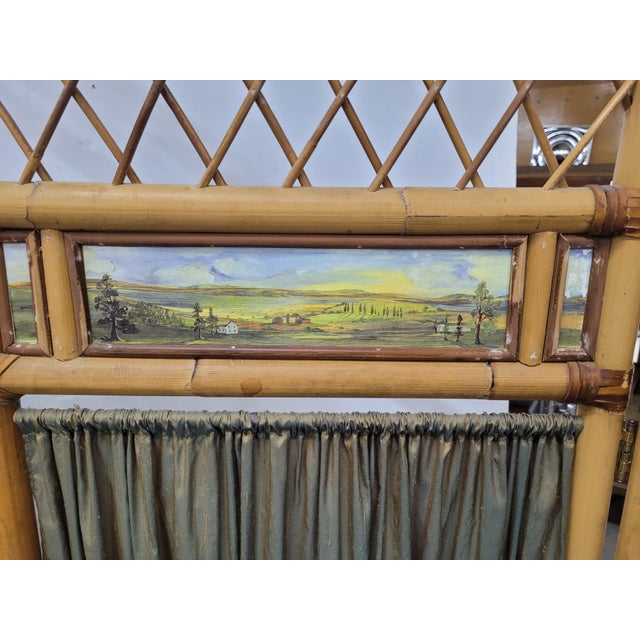 Mackenzie Childs 1970s Folding Screen Attributed to MacKenzie-Childs For Sale - Image 4 of 10