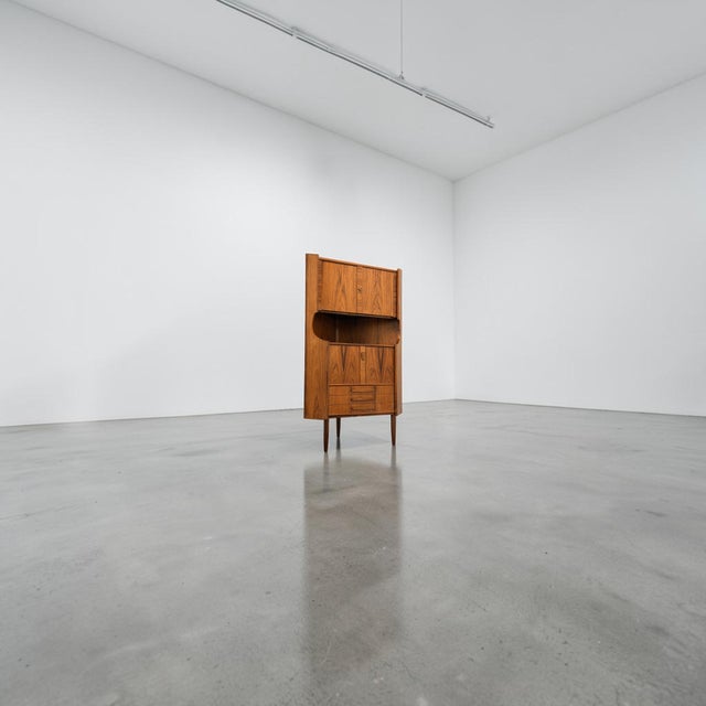 Wood Danish Rosewood Corner Cabinet, 1960s For Sale - Image 7 of 12