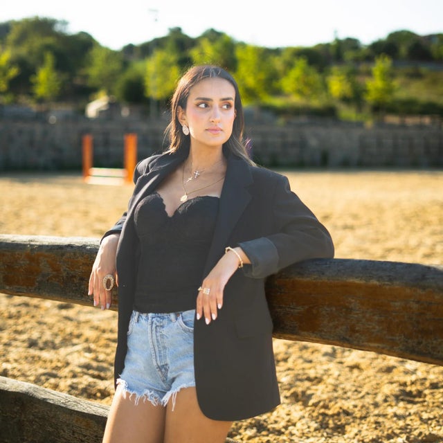 Celestial Radiance Swarovski Crystal Chunky Adjustable Ring, Size 4 For Sale In Miami - Image 6 of 8