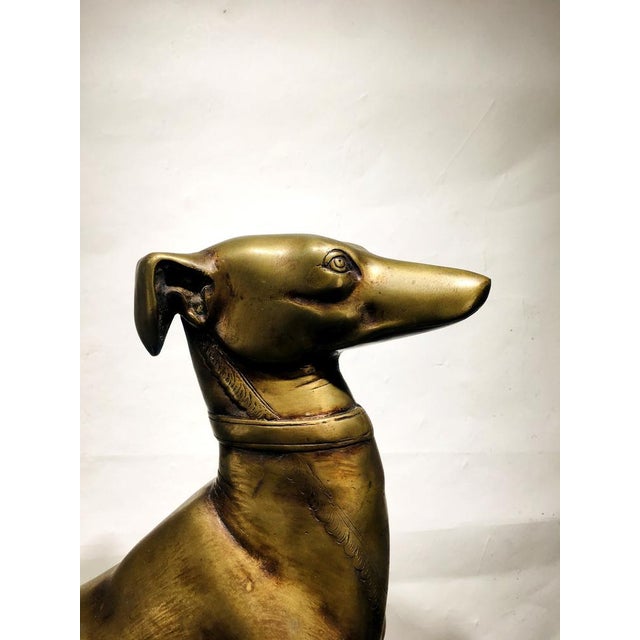 Art Deco Bronze Greyhound Statue, 1920s-1940s For Sale - Image 6 of 10