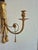 Antique Pair of Italian Candle Power Neoclassical Carved Wood Wall Sconces For Sale - Image 4 of 6