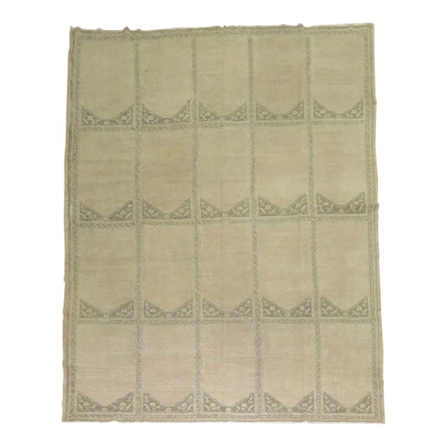 Antique Turkish Oushak Rug, 10' X 17'3'' For Sale