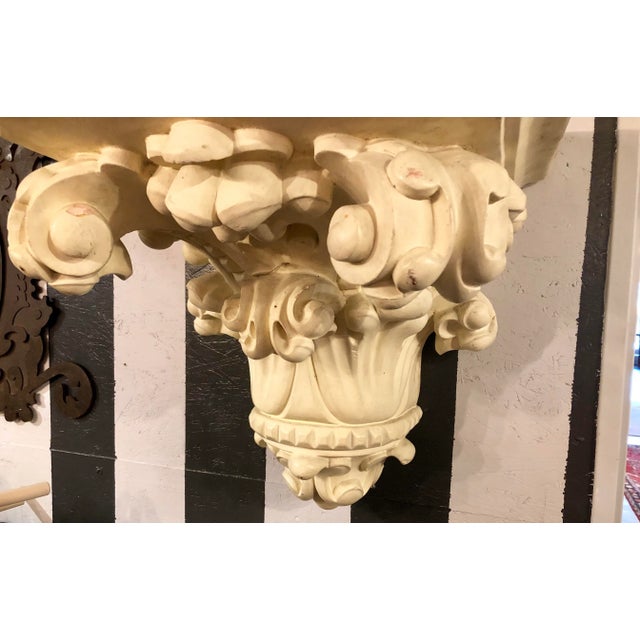 Baroque French Terra-Cotta Console For Sale - Image 3 of 11