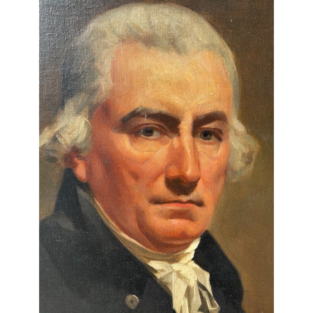 English 1930’s Pair of English Oil on Canvas Portraits by M. Moussa Ayoub For Sale - Image 3 of 12