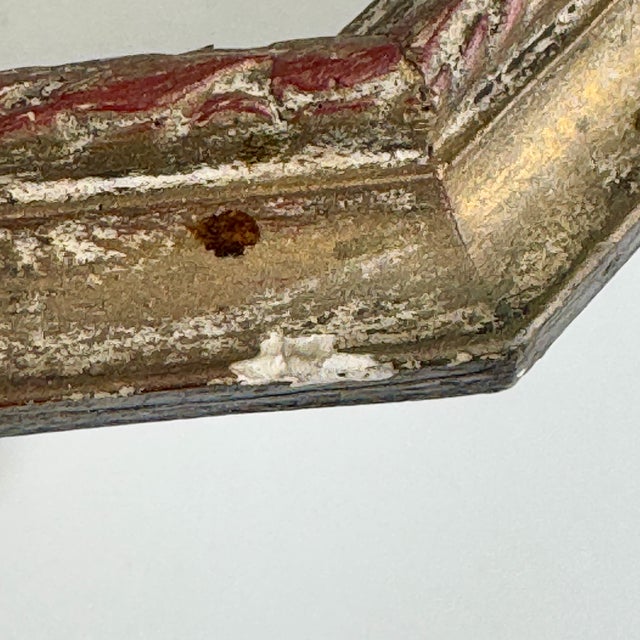 Set of 3 Vintage Small Italian Octagonal Shaped Mirrors With Themed Medallions in the Center For Sale - Image 12 of 12