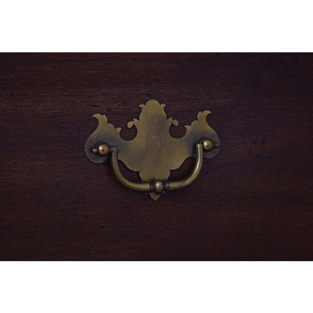 1990s Lexington Large Cherry High Chest of Drawers For Sale - Image 5 of 12