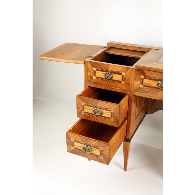 Louis XVI Ladies Writing Desk with Walnut, 1800 For Sale - Image 17 of 18