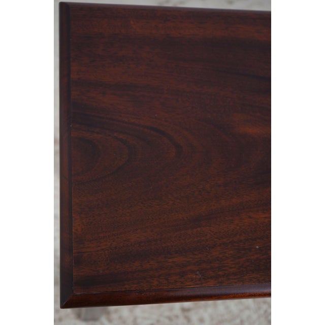 Stickley Mahogany 2 Drawer Console Table For Sale - Image 9 of 18