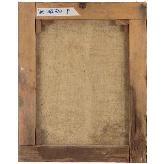 Egg in the Cage, 1983, Oil Painting on Canvas For Sale - Image 4 of 5
