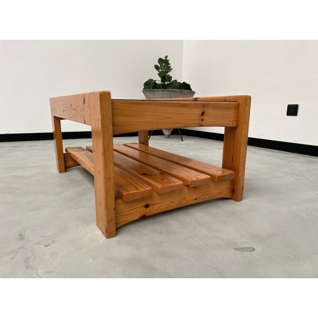 Pine Coffee Table from Maison Regain, 1970s For Sale - Image 8 of 17