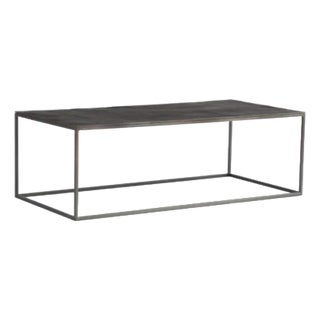 Bernhardt Eaton Cast Aluminum Coffee Table For Sale