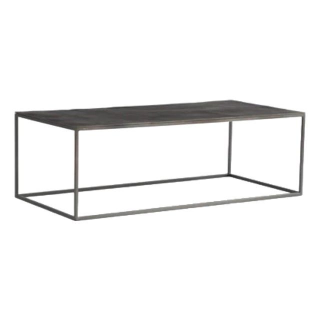 Bernhardt Eaton Cast Aluminum Coffee Table For Sale