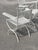 1960s Wrought Iron Garden Table and Chairs from Maison Jansen, 1960s, Set of 5 For Sale - Image 5 of 7